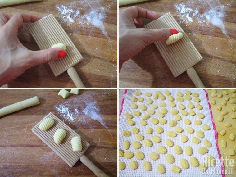 Rigare gli gnocchi