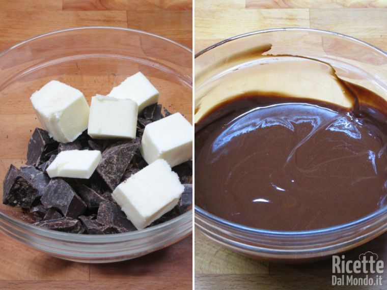 Fondere cioccolato e burro