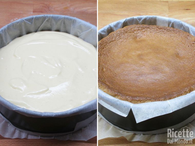 Cuocere la torta in forno caldo