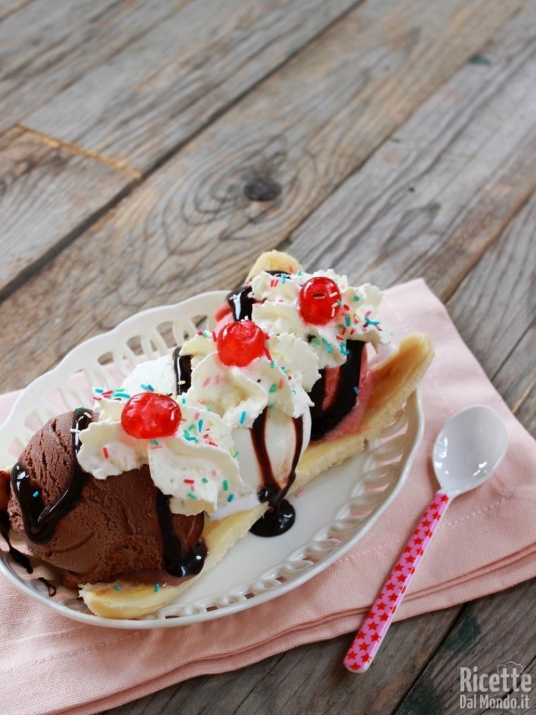 Come fare il banana split