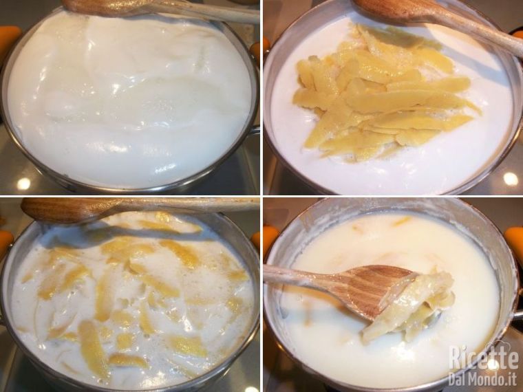 Preparare la crema al latte