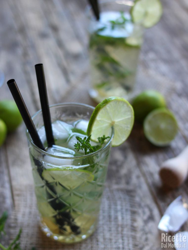 Ricetta mojito alla menta e lime