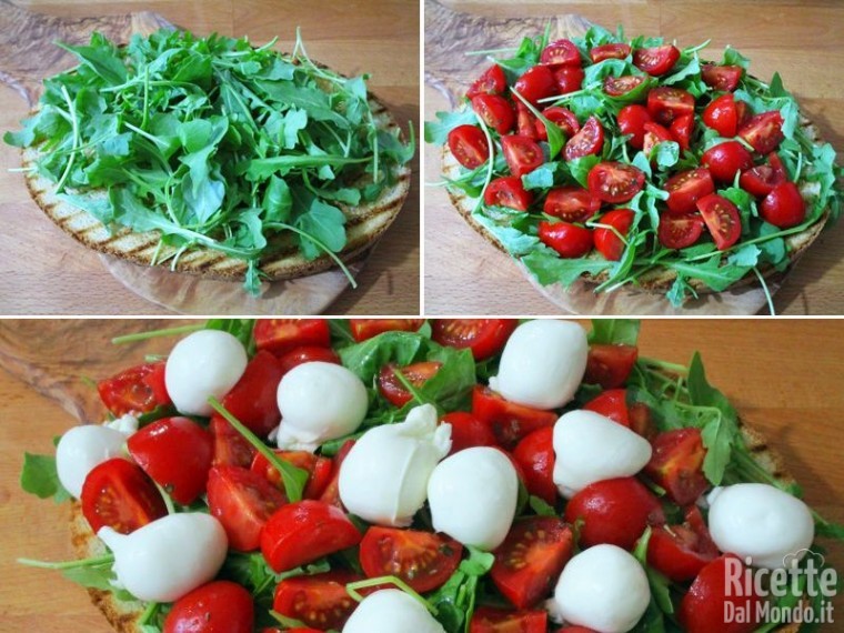 Bruschettona pomodorini e mozzarella di bufala 4