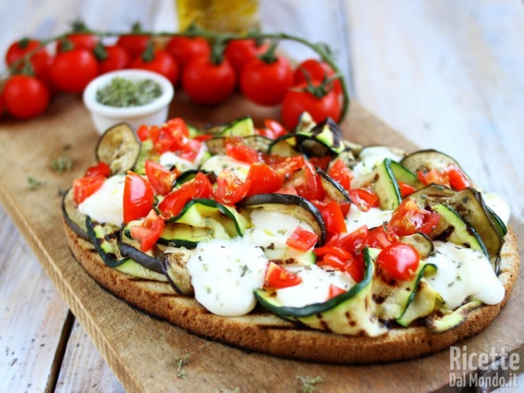 Bruschetta con verdure grigliate