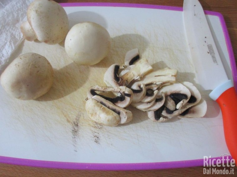 Carpaccio di funghi champignon 3