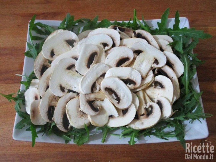 Carpaccio di funghi champignon 4