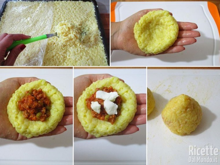 Preparare gli arancini