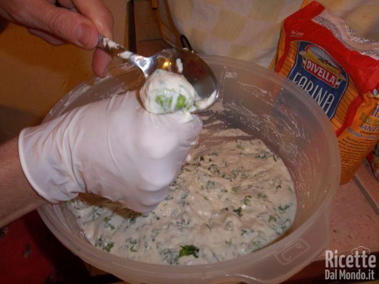 Formare le frittelle