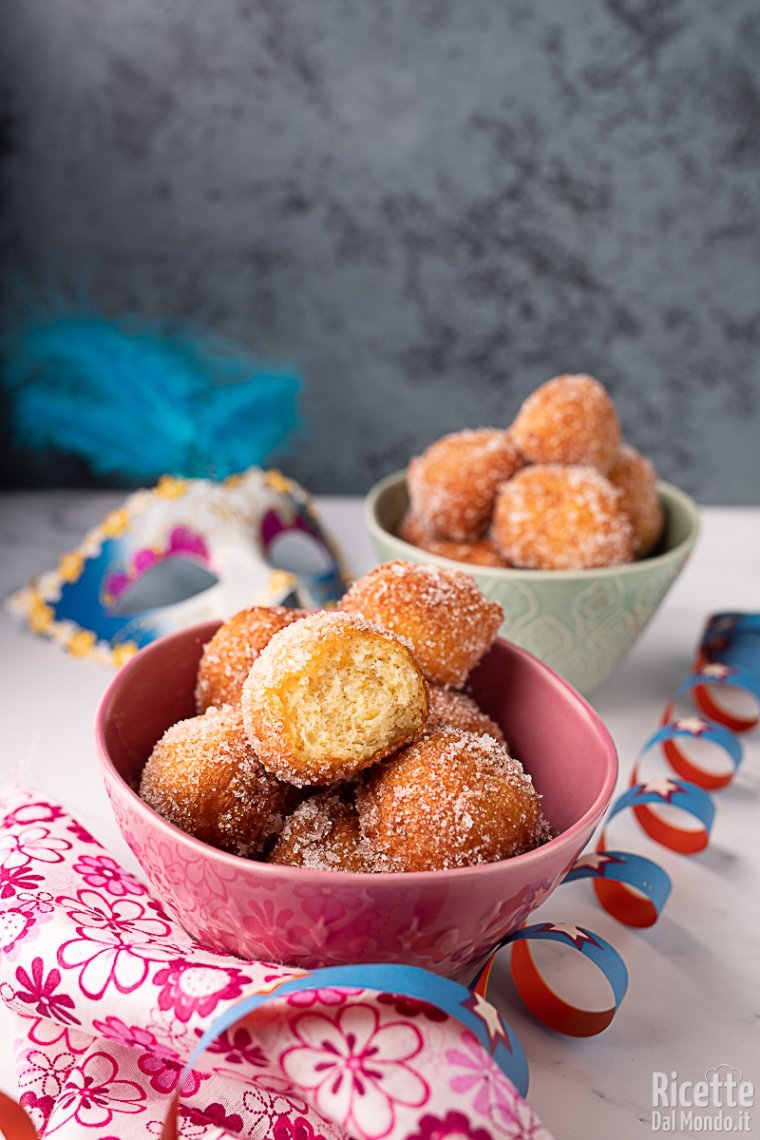 Ricetta frittelle di ricotta di Carnevale