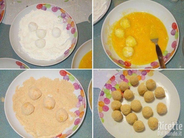 Mozzarelline impanate e fritte 3