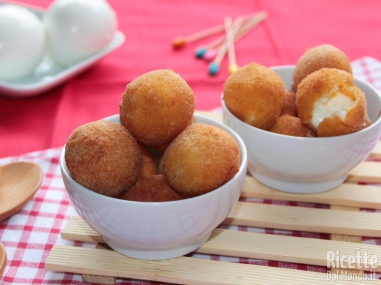 Mozzarelline impanate e fritte