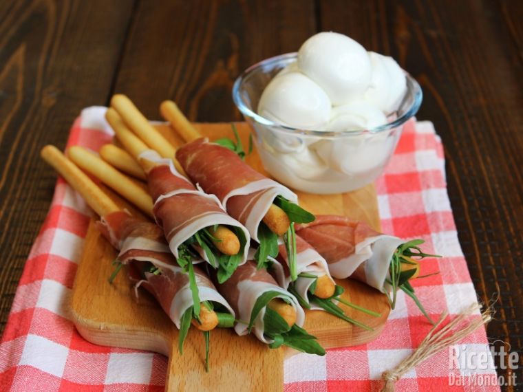 Grissini al prosciutto