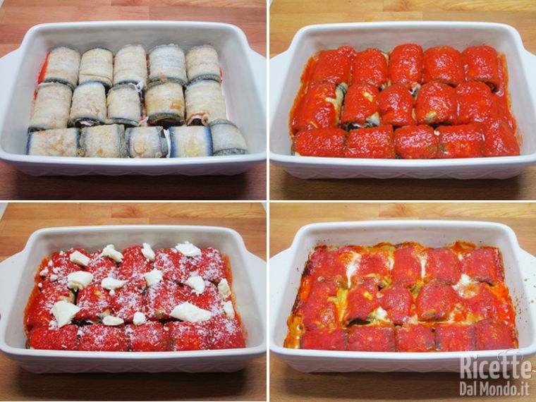 Cuocere gli involtini in forno caldo