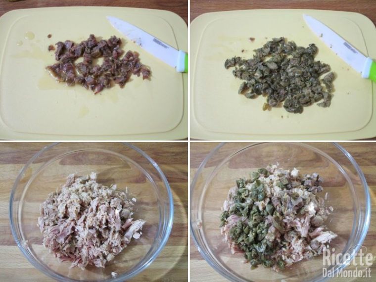 Preparare il ripieno