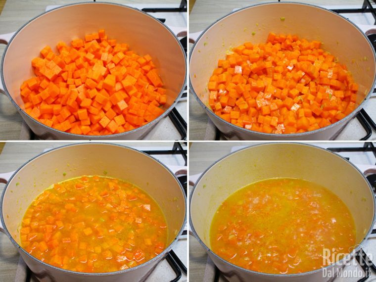 Cuocere la zucca