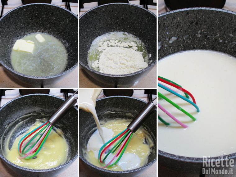 Avviare la preparazione di una simil besciamella