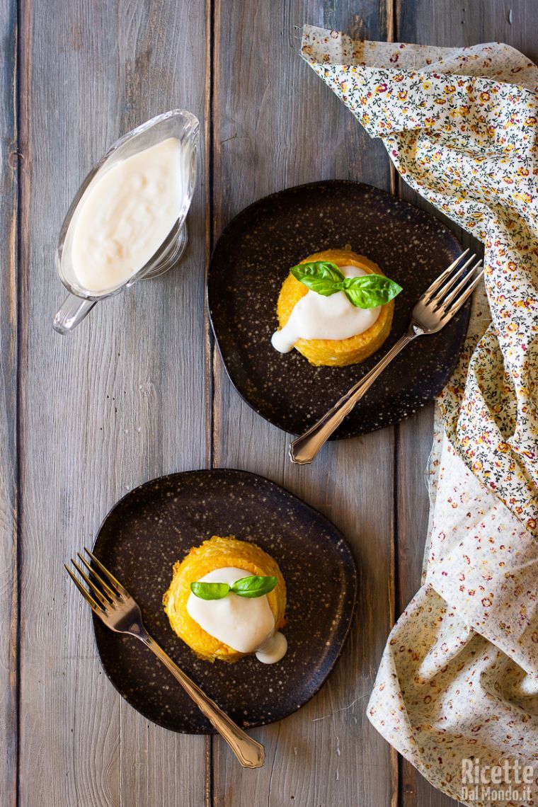 Ricetta sformatini di riso alla zucca