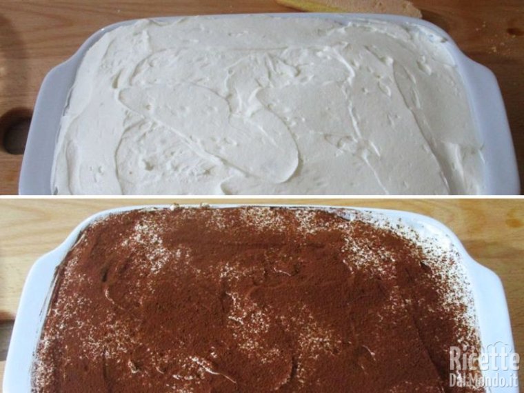 Far riposare il tiramisù in frigorifero