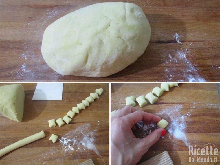Ritagliare gli gnocchi
