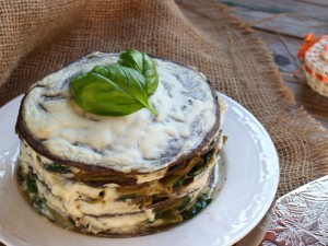 Millefoglie di crepes di grano saraceno