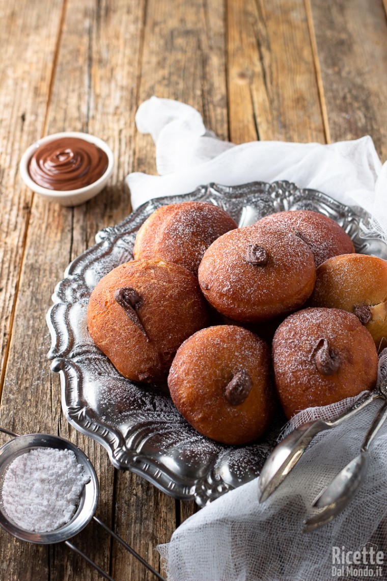 Ricetta bomboloni alla Nutella