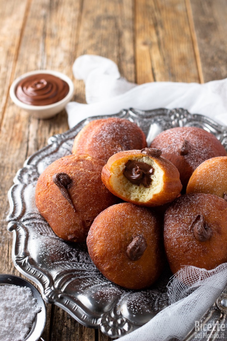 Come fare i bomboloni alla Nutella