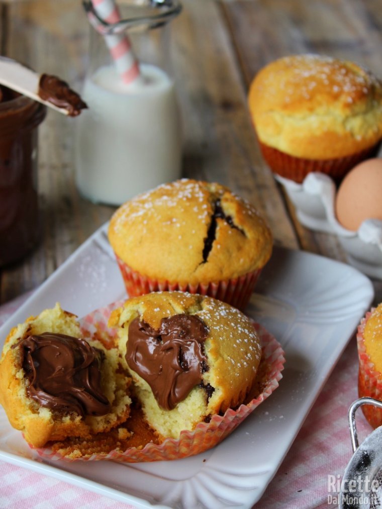 Muffin alla nutella golosi