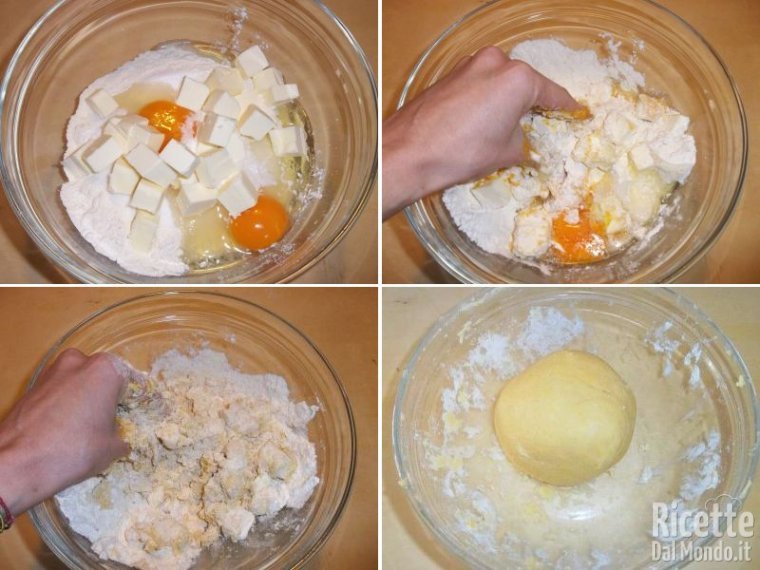Lavorare gli ingredienti a mano