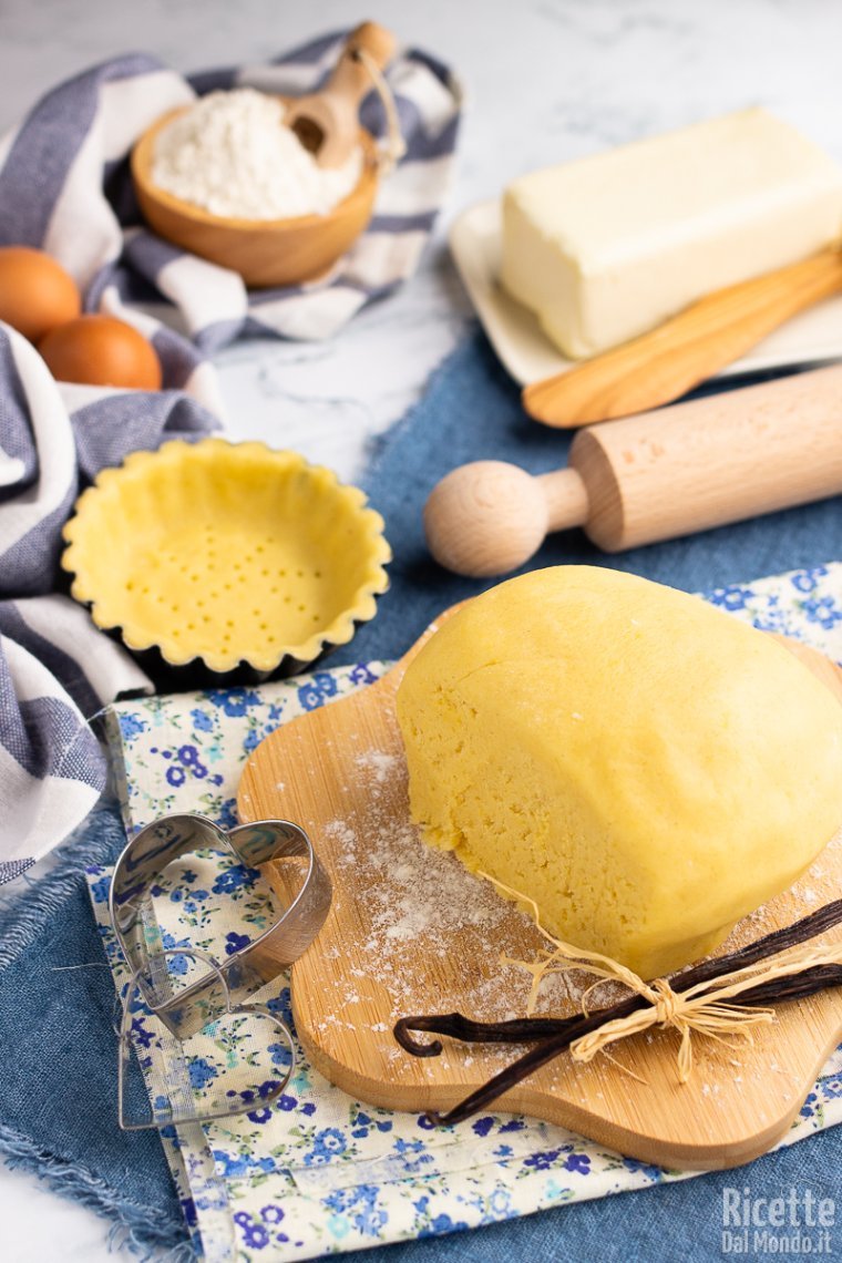 Servire la pasta frolla fatta in casa