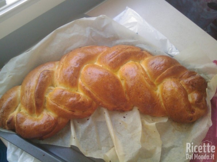 Treccia affumicata di pan brioche (La ricetta con il Bimby!)