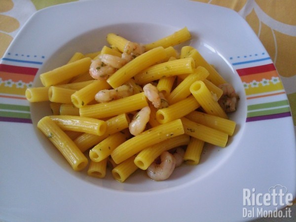 Pasta con i Gamberetti