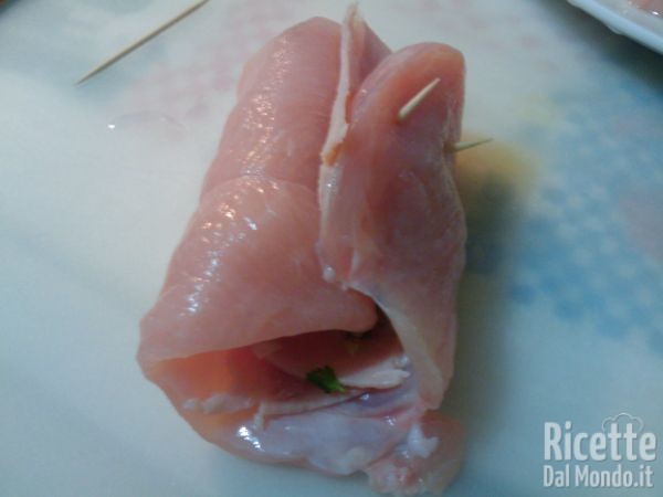 Involtini di Pollo con Salsa al Pomodoro