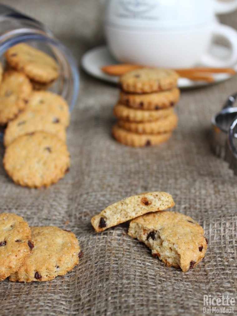 Come fare i biscotti integrali con gocce di cioccolato