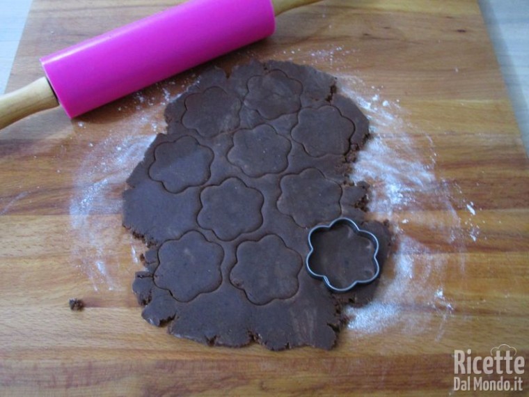 Biscotti frollini al cioccolato 7