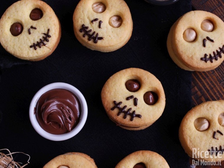 Biscotti farciti di Halloween