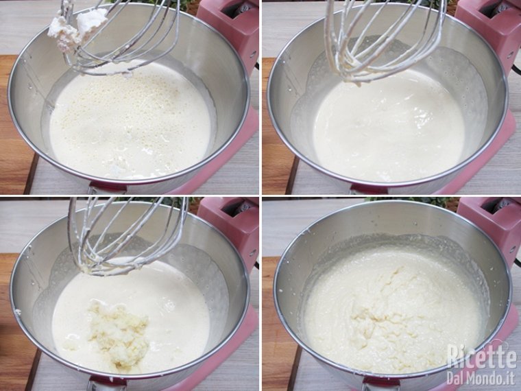 Unire ricotta e semolino