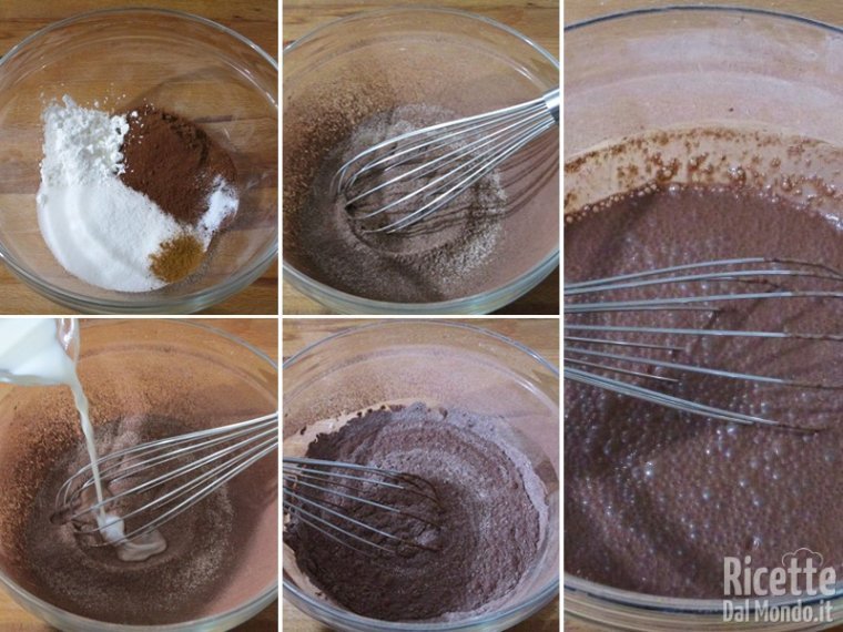 Mescolare tutti gli ingredienti a freddo