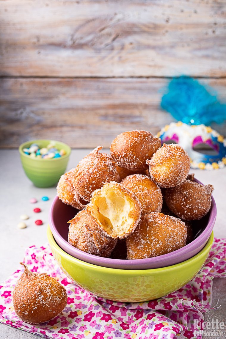 Ricetta tortelli di Carnevale fritti