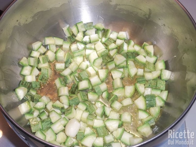 Riso Venere con Zucchine e Gamberetti