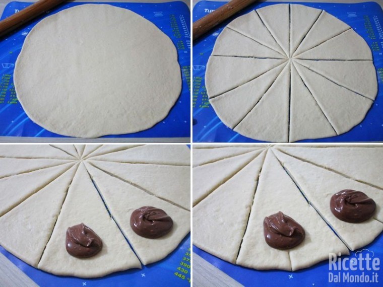 Croissant alla Nutella 6