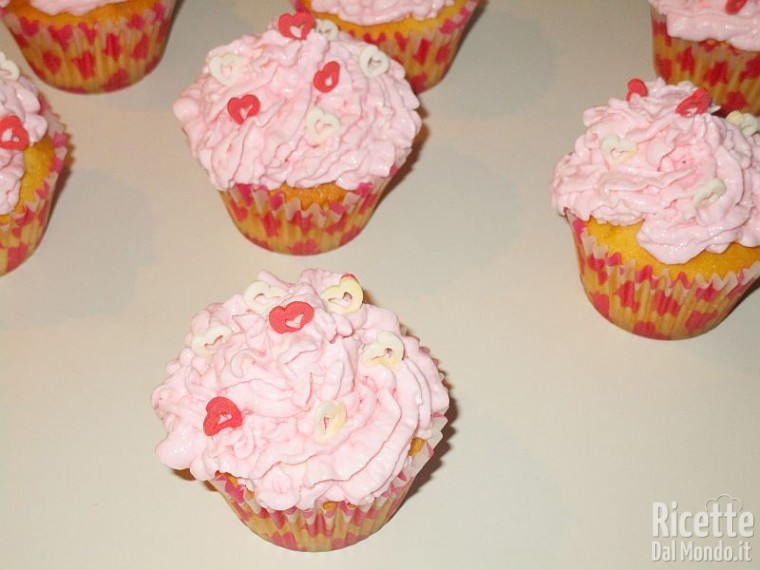 Cupcakes con il cuore di San Valentino 10