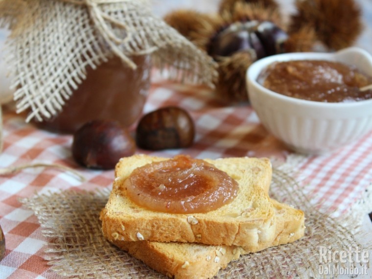 Ricetta confettura di castagne