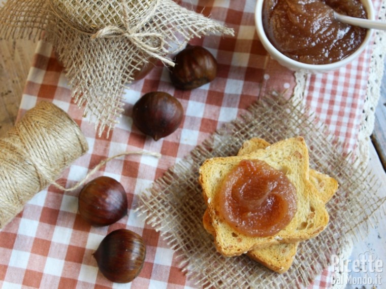 Confettura di castagne alla vaniglia