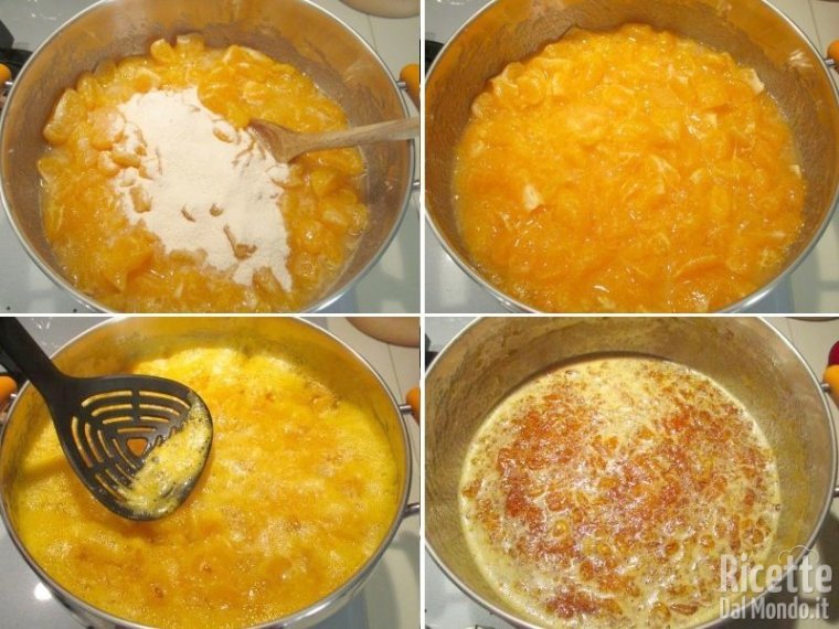 Cuocere il composto per un'oretta