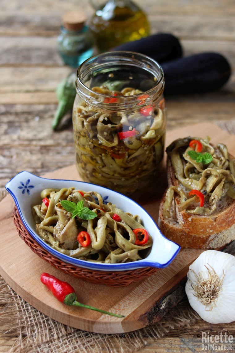 Ricetta melanzane sott'olio