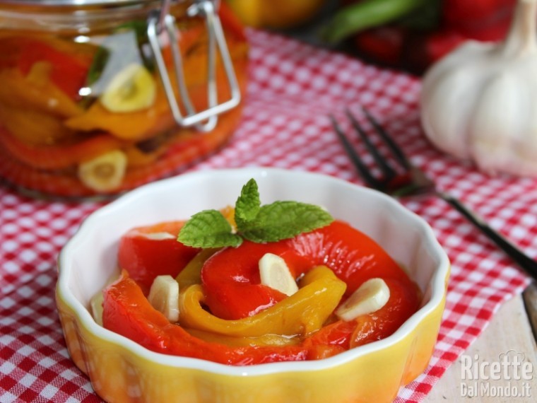 Ricetta peperoni sott'olio