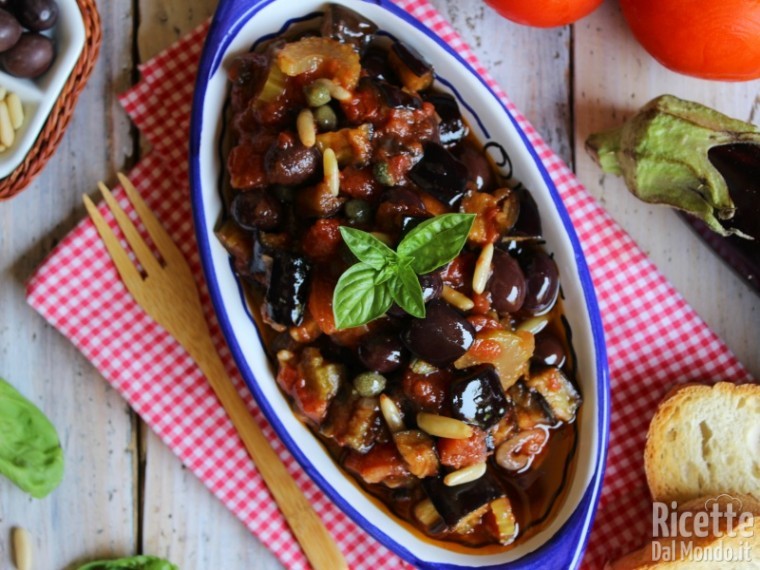 Caponata di melanzane siciliana
