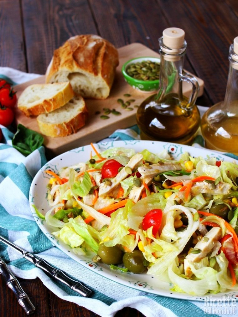 Come fare l'insalata di pollo