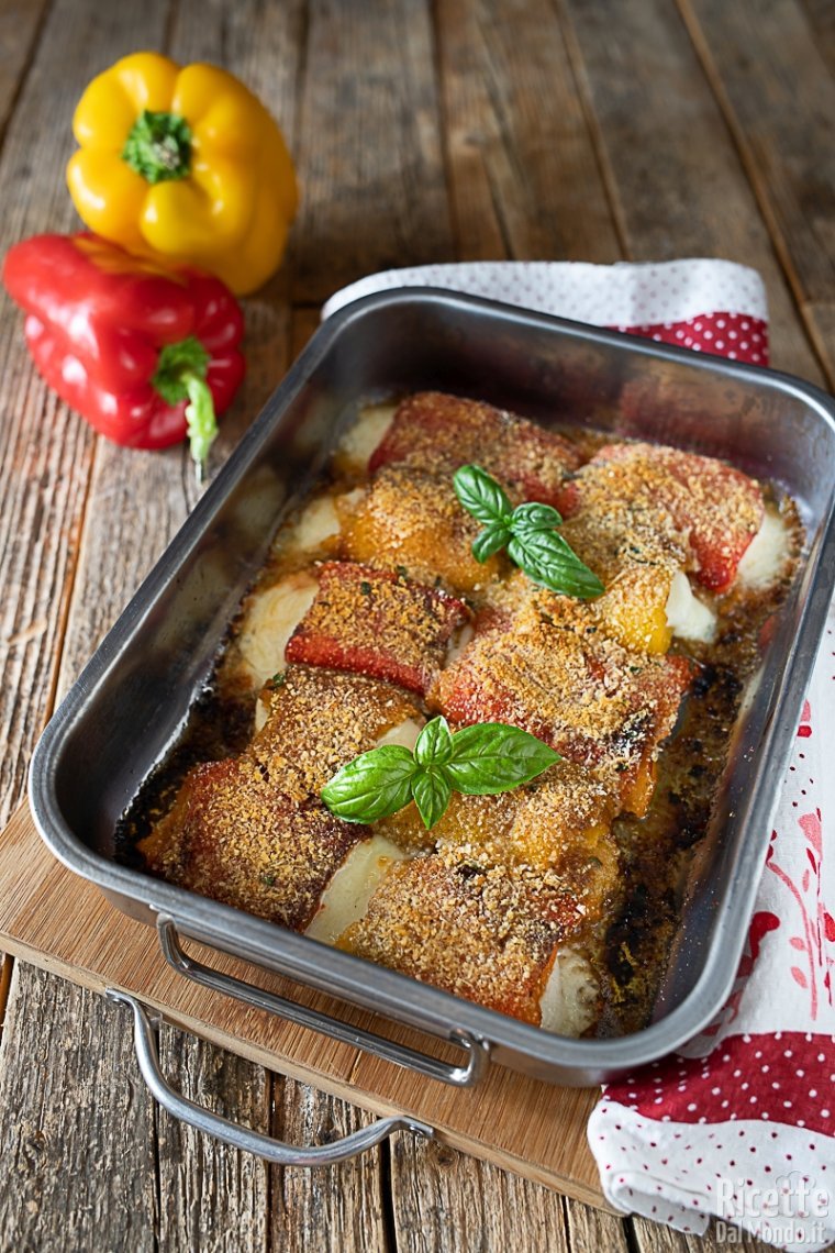 Ricetta involtini di peperoni