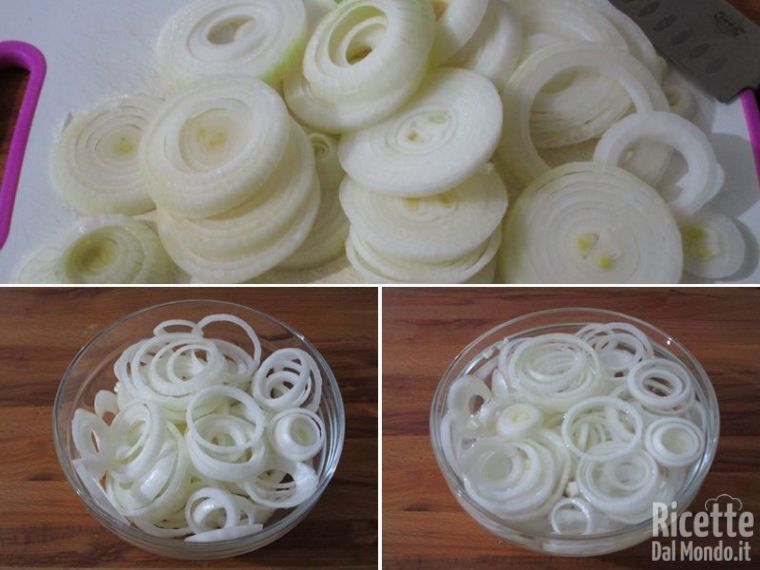Tagliare le cipolle